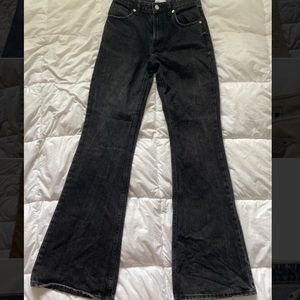 Zara Full Length Flare Jeans